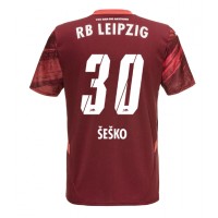 Camiseta RB Leipzig Benjamin Sesko #30 Visitante Equipación 2024-25 manga corta